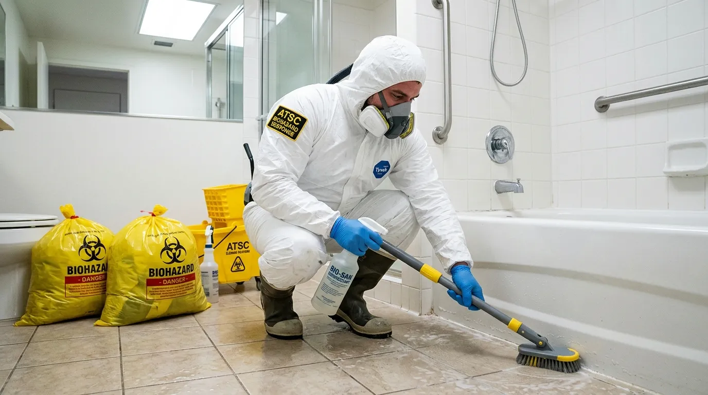 Decontamination equipment deployed for Blood Cleanup in East Norriton